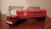 Лот: 849999. Фото: 2. камаз 5410 с полуприцепом с тентом... Моделизм
