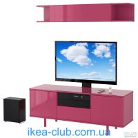 Лот: 8218172. Фото: 2. IKEA ТВ тумба, полка и предметы... Мебель для гостиной