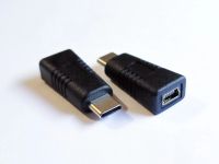 Лот: 24898456. Фото: 2. Переходник mini USB на Type-C... Аксессуары