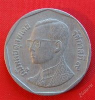 Лот: 1588495. Фото: 2. (№674/LF) 5 батов 2533 (1990... Монеты
