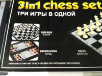 Лот: 13826786. Фото: 2. Шашки/шахматы/нарды. 3в1. На магните... Спортивные товары