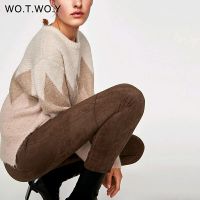 Лот: 10899226. Фото: 2. Новые брюки под замш. Женская одежда
