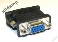 Лот: 5853588. Фото: 2. Переходник DVI to VGA (DVI-A... Комплектующие