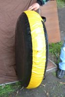 Лот: 4861991. Фото: 2. Тюбинг, санки - плюшки. Цвет черно-желтый. Спортивные товары
