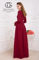 Лот: 9607214. Фото: 4. Платье "Лера" бордовое 42 и 46... Красноярск