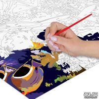 Лот: 15498114. Фото: 4. Раскраска по номерам "Тигренок...