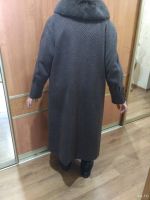 Лот: 17099494. Фото: 2. Пальто из ламы р 56 б\у. Женская одежда