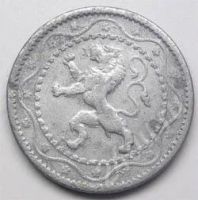 Лот: 216503. Фото: 2. Бельгия. 5 сантим 1916г. Цинк... Монеты