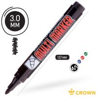 Лот: 25013804. Фото: 2. Маркер перманентный CROWN "Multi... Канцелярские и офисные товары
