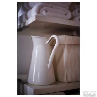 Лот: 12830289. Фото: 3. Кувшин, белый, 22 см. Домашний быт