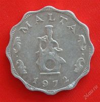 Лот: 1853981. Фото: 2. (№1782-2/LF) 5 милей 1972 (Мальта... Монеты