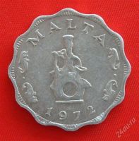 Лот: 1853981. Фото: 2. (№1782) 5 милей 1972 (Мальта). Монеты