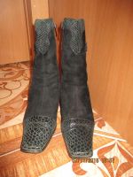 Лот: 8504161. Фото: 4. зимние замшевые ботиночки с отделкой... Красноярск