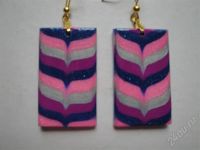 Лот: 362931. Фото: 2. Иделия из полимерной глины,серьги... Ювелирные изделия, бижутерия, часы