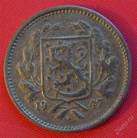 Лот: 1581118. Фото: 2. (№519-2/LK) 5 марок 1947 (Финляндия... Монеты