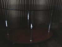 Лот: 5867325. Фото: 3. Журнальный стеклянный столик на... Мебель