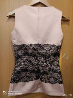 Лот: 17993685. Фото: 2. Блуза розовая (атлас и гипюр... Женская одежда