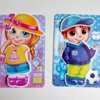 Лот: 15989187. Фото: 2. Игра на липучках "Гардероб". Новая... Игрушки
