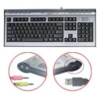 Лот: 16435859. Фото: 2. Мультимедийная клавиатура A4Tech... Периферия