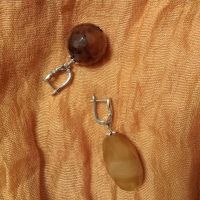 Лот: 25882943. Фото: 6. серьги сердолик