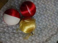 Лот: 19988888. Фото: 5. Новогодние шары из шёлковых ниток...