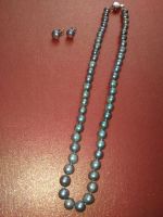 Лот: 10814976. Фото: 2. Ожерелье из натурального серебристого... Ювелирные изделия, бижутерия, часы