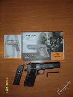 Лот: 2605587. Фото: 2. пистолет gletcher clt 1911 (colt... Военно-спортивные игры