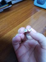 Лот: 15653950. Фото: 6. Золотые серьги с натуральным голубым...