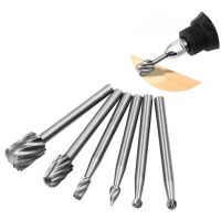 Лот: 25077996. Фото: 2. Набор шарошек из быстрорежущей... Инструмент