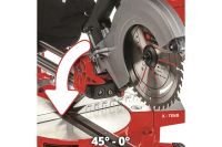 Лот: 23426936. Фото: 3. Пила торцовочная Einhell PXC TE-SM... Строительство и ремонт