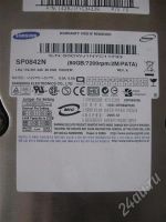 Лот: 600974. Фото: 3. Жесткий диск Samsung 80GB. Компьютеры, оргтехника, канцтовары