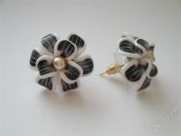 Лот: 640854. Фото: 2. Изделие из полимерной глины серьги... Ювелирные изделия, бижутерия, часы