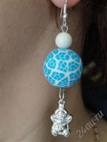 Лот: 670214. Фото: 3. Изделия из полимерной глины,серьги... Красноярск