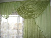 Лот: 2955430. Фото: 2. Комплект штор "Элегия" (зеленый... Домашний текстиль