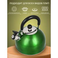Лот: 24104604. Фото: 9. Чайник нержавеющая сталь, 2.5...