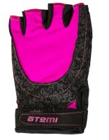 Лот: 20509204. Фото: 2. Перчатки для фитнеса Atemi черно-розовые. Обмундирование и экипировка