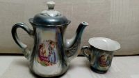 Лот: 25125856. Фото: 2. Чайник-заварник и кружка "Мадонна... Посуда, кухонная утварь