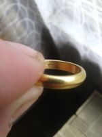 Лот: 21146527. Фото: 3. обручальное кольцо позолота старинное... Коллекционирование, моделизм