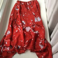 Лот: 7288036. Фото: 2. Яркая красная летняя юбка, р44-46... Женская одежда