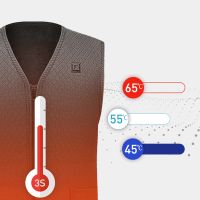 Лот: 14374528. Фото: 3. Теплый жилет с подогревом от USB... Одежда, обувь, галантерея