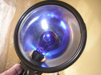 Лот: 21796755. Фото: 2. Рефлектор прогревающий СССР, синяя... Медицина