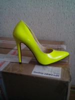 Лот: 4558672. Фото: 2. Салатовые туфли - размер 38. Женская обувь