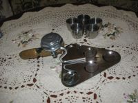 Лот: 9314454. Фото: 5. Набор стопок со звонком Schnapskelle...