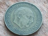 Лот: 10350357. Фото: 3. Монета 1 песета одна Испания 1963... Коллекционирование, моделизм