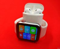 Лот: 16933429. Фото: 3. Комплект Apple Watch 6 + Airpods... Красноярск