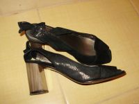 Лот: 13796173. Фото: 2. босоножки черные, б/у. Женская обувь