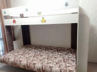 Лот: 23283552. Фото: 2. Двухярусная кровать с диваном. Детская мебель