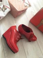 Лот: 9935537. Фото: 3. Сумки ботильоны кожаные коралловые. Одежда, обувь, галантерея