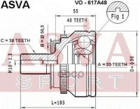 Лот: 24753964. Фото: 2. Шрус Наружный 33X56.5x36 ASVA... Красноярск