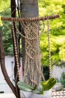 Лот: 17810238. Фото: 3. Подвесное макраме кашпо пано для... Растения и животные